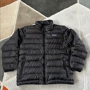 Patagonia Toddler Boys Sweater Down Jacket XS Black